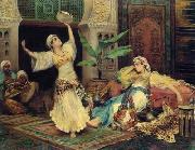 Arab or Arabic people and life. Orientalism oil paintings 604